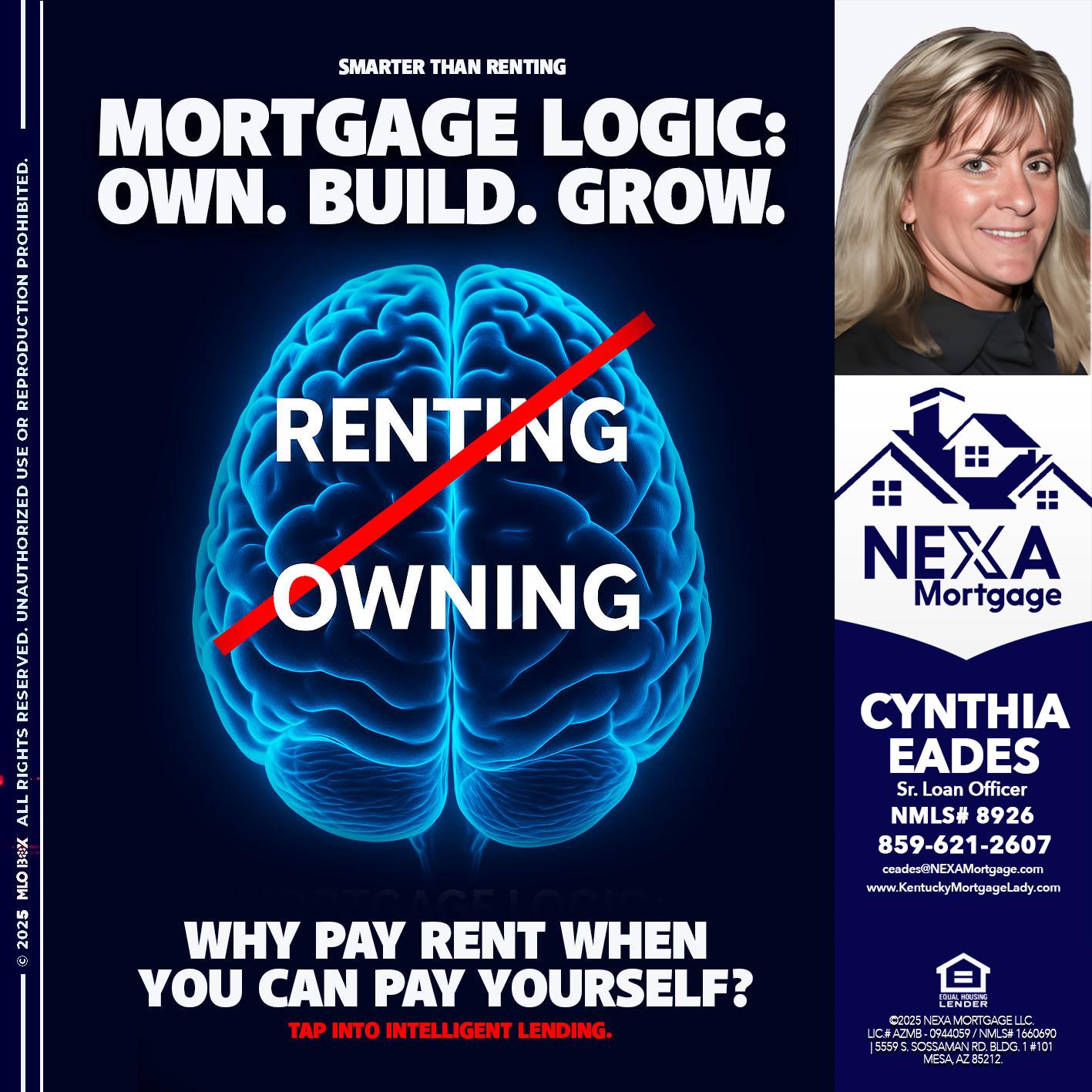 mortgage logic - Cynthia Eades -Sr. Loan Officer
