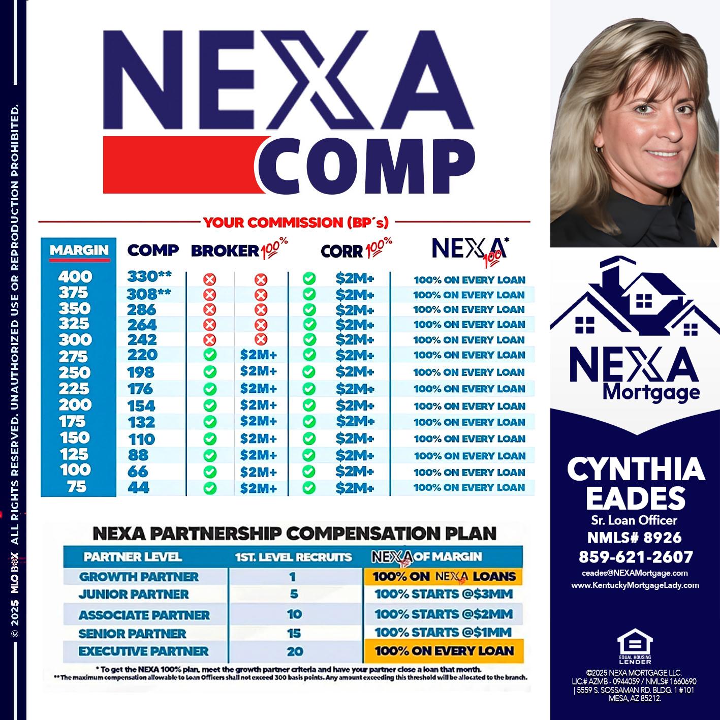 NEXA COMP - Cynthia Eades -Sr. Loan Officer