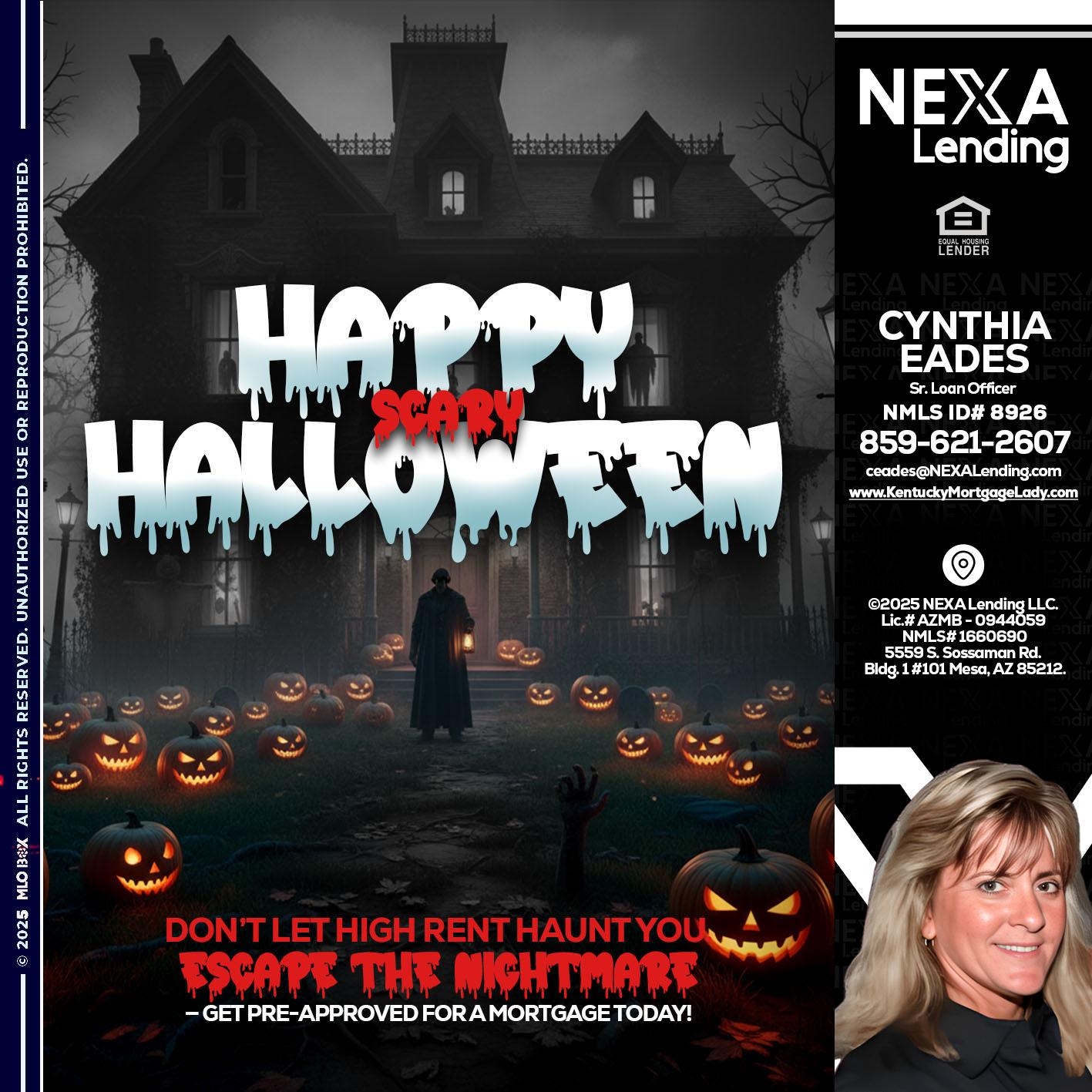 HAPPY HALLOWEEN - Cynthia Eades -Sr. Loan Officer