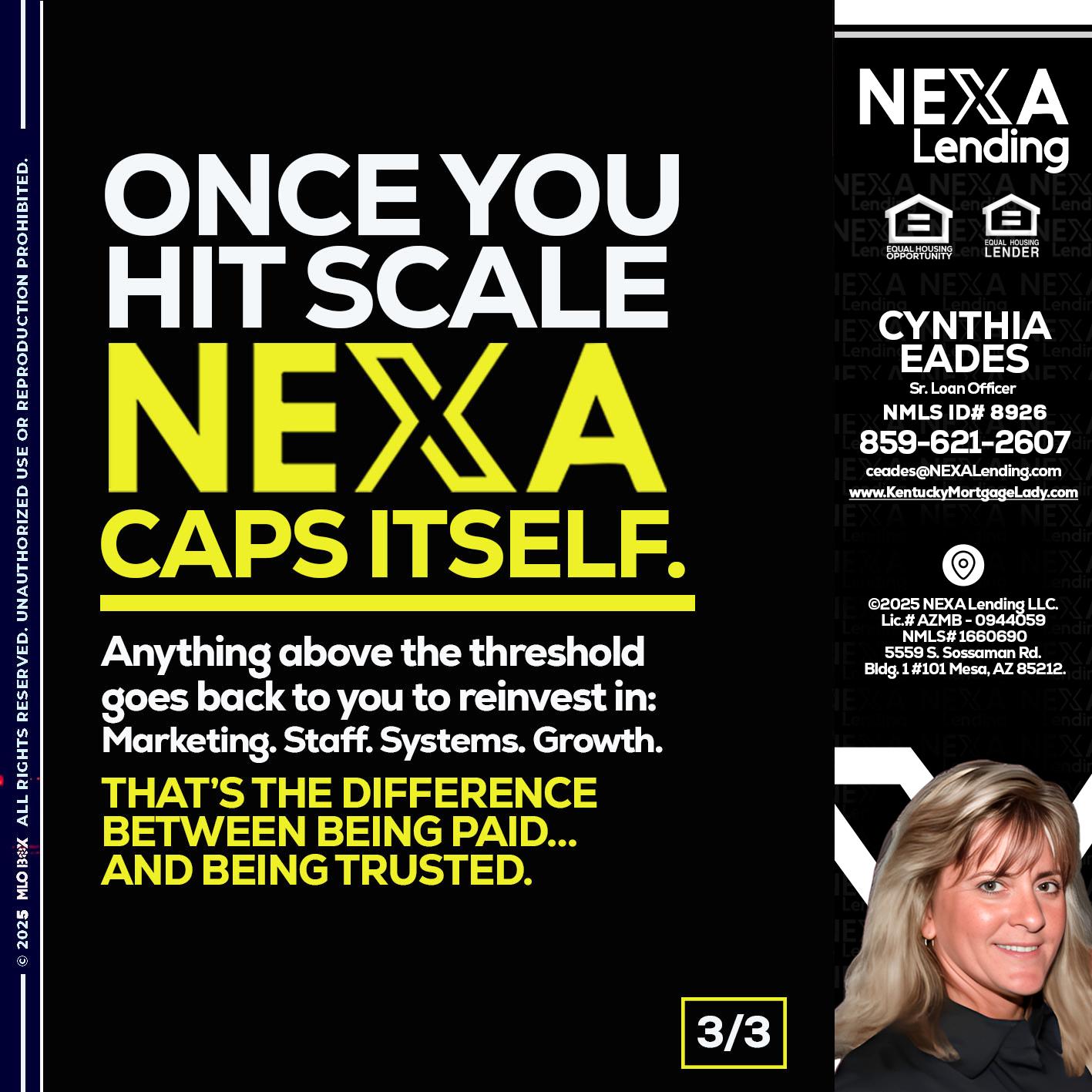 3 OF 3 - Cynthia Eades -Sr. Loan Officer