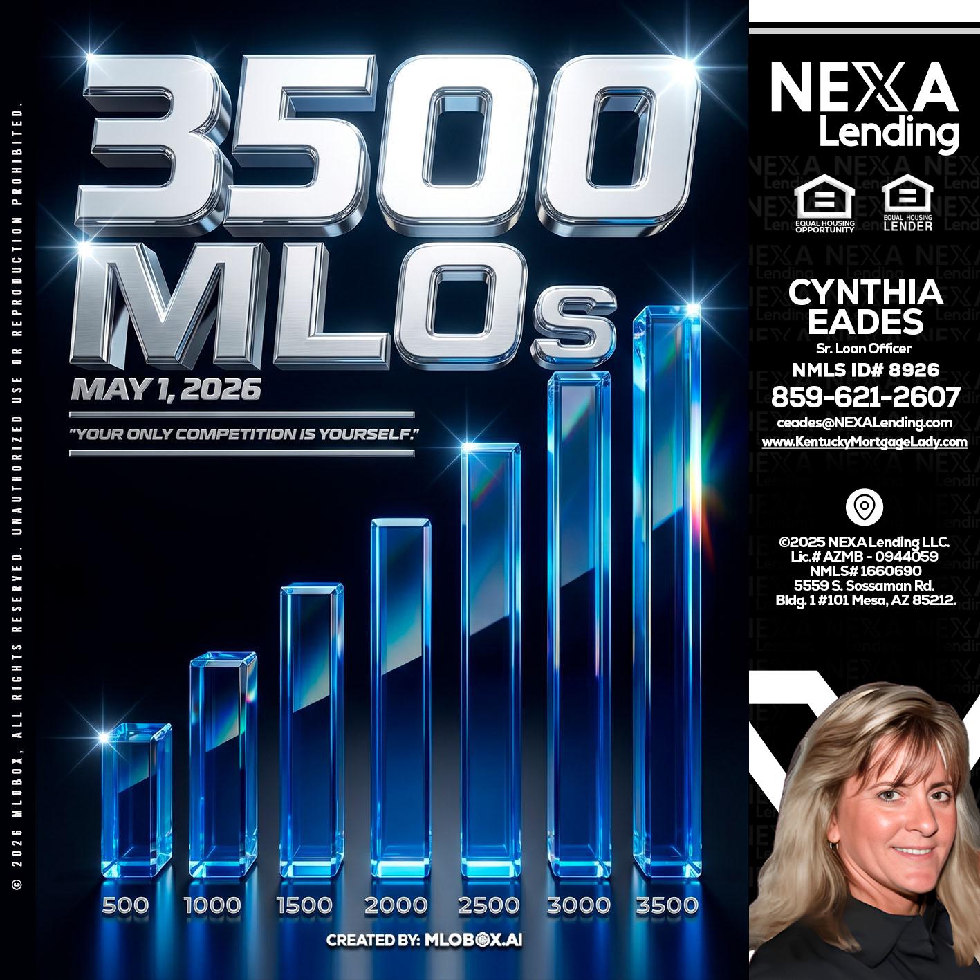 3500 MLOs - Cynthia Eades -Sr. Loan Officer