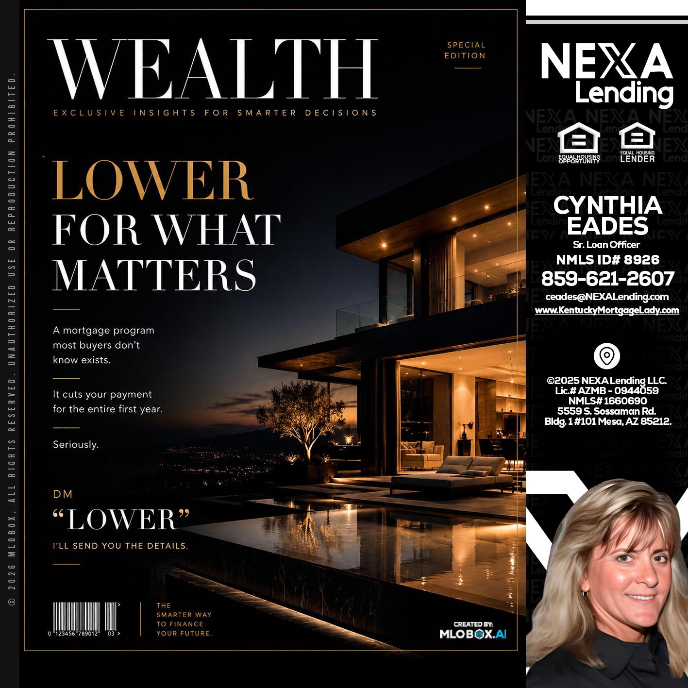 WEALTH - Cynthia Eades -Sr. Loan Officer