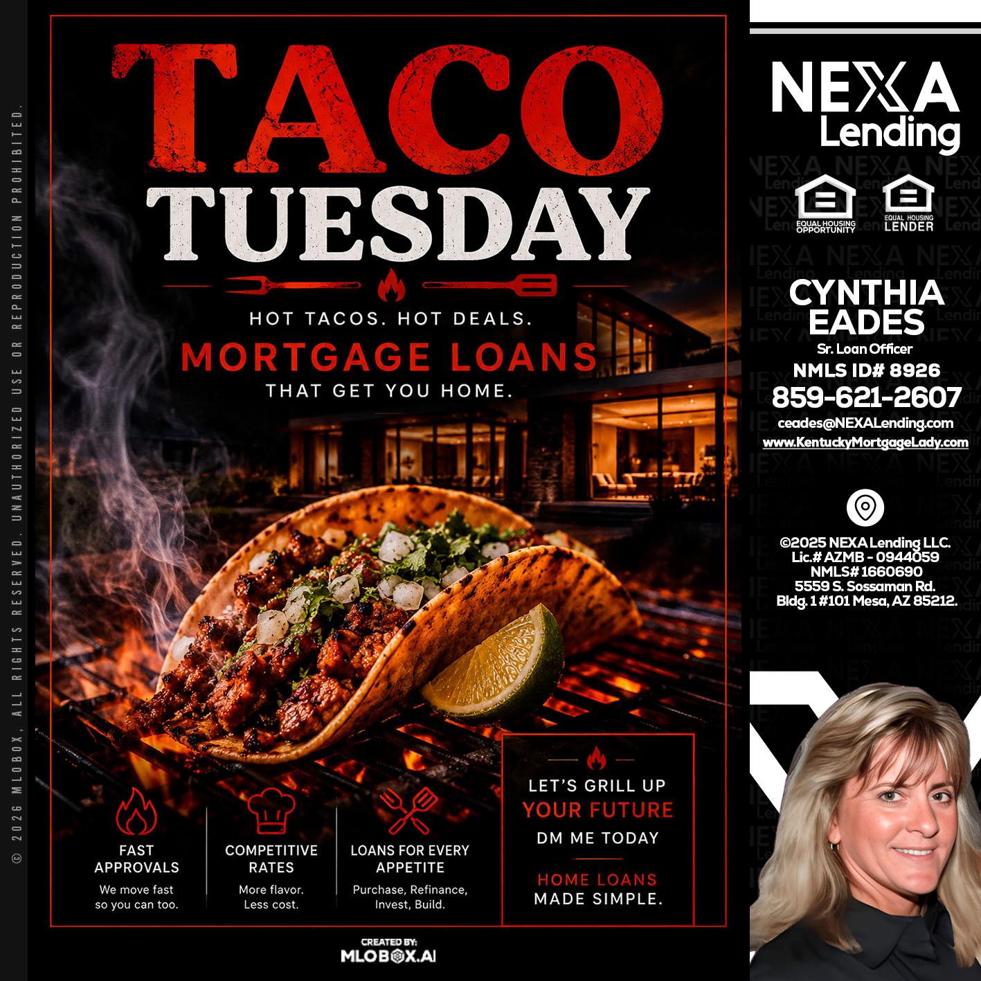 TACO TUESDAY - Cynthia Eades -Sr. Loan Officer