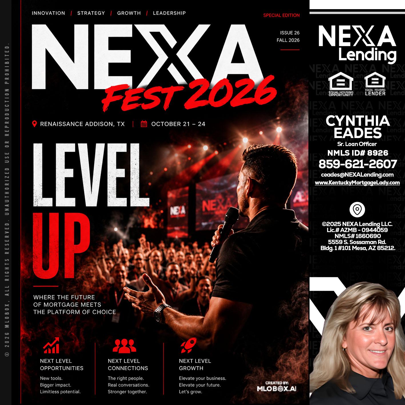 NEXA FEST 2026 - Cynthia Eades -Sr. Loan Officer