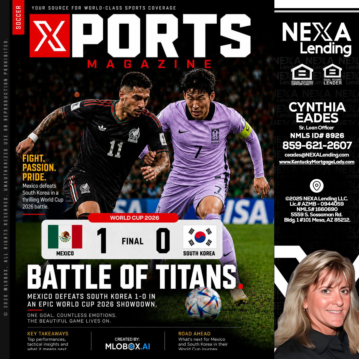 XPORTS MAGAZINE - Cynthia Eades -Sr. Loan Officer