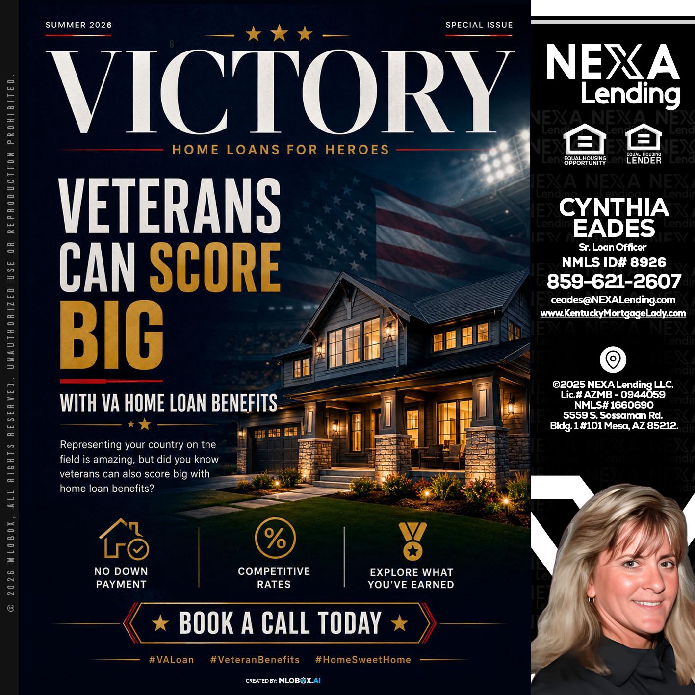 VICTORY - Cynthia Eades -Sr. Loan Officer