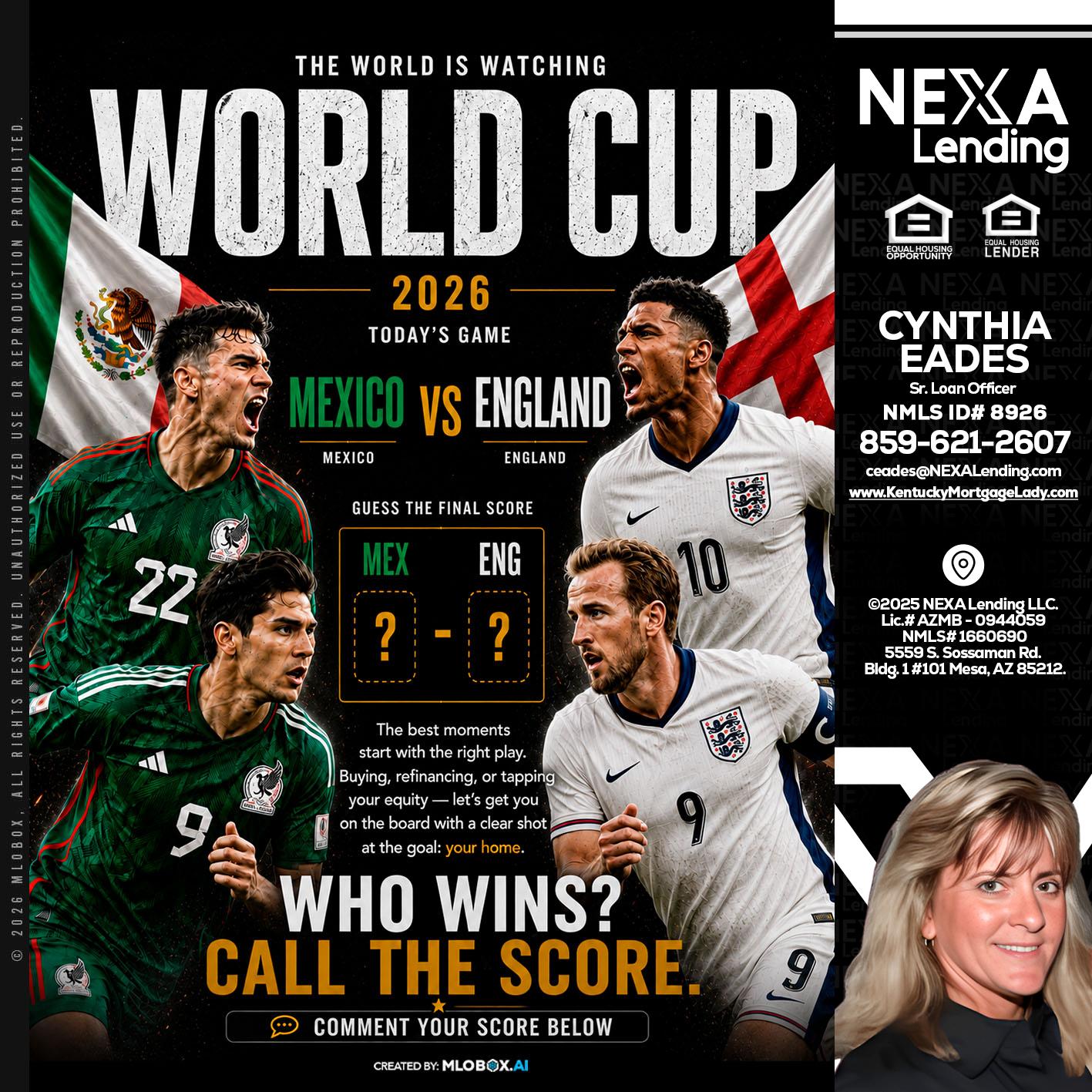WHO'S WIN - Cynthia Eades -Sr. Loan Officer
