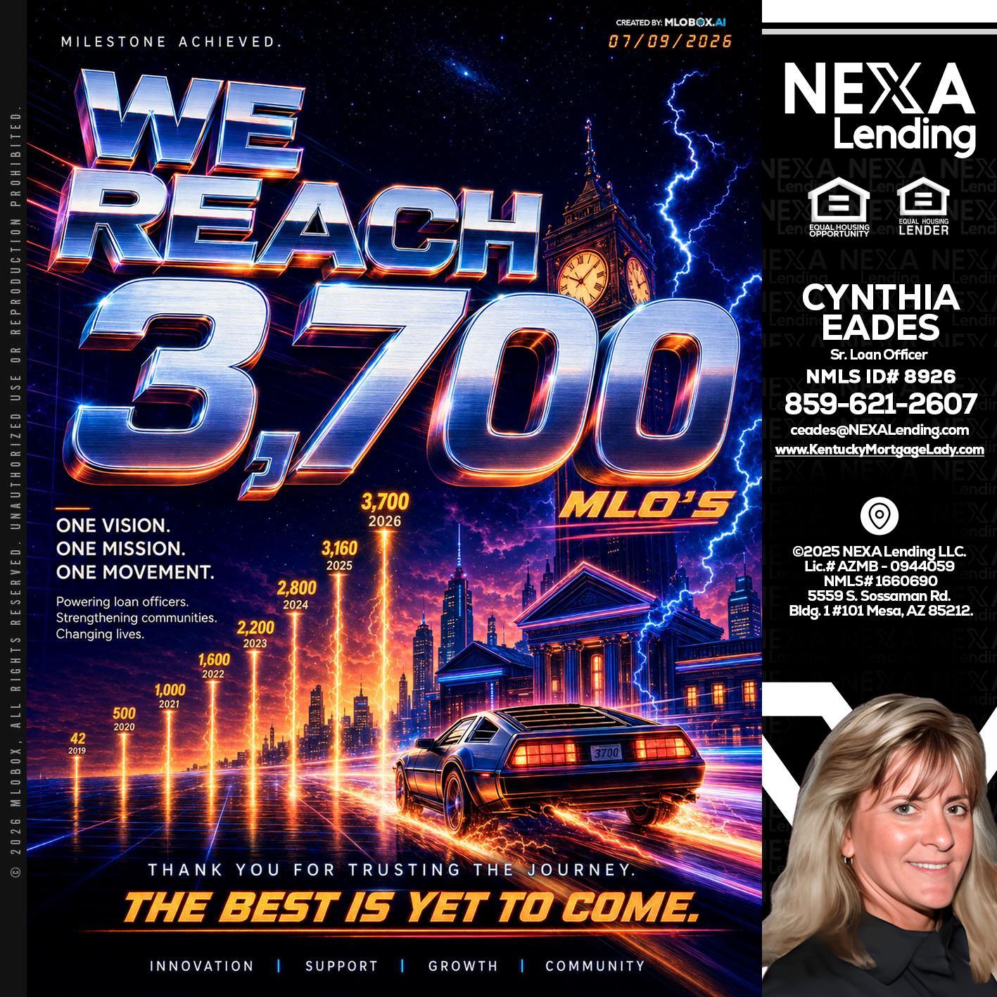 3700 MLOs - Cynthia Eades -Sr. Loan Officer