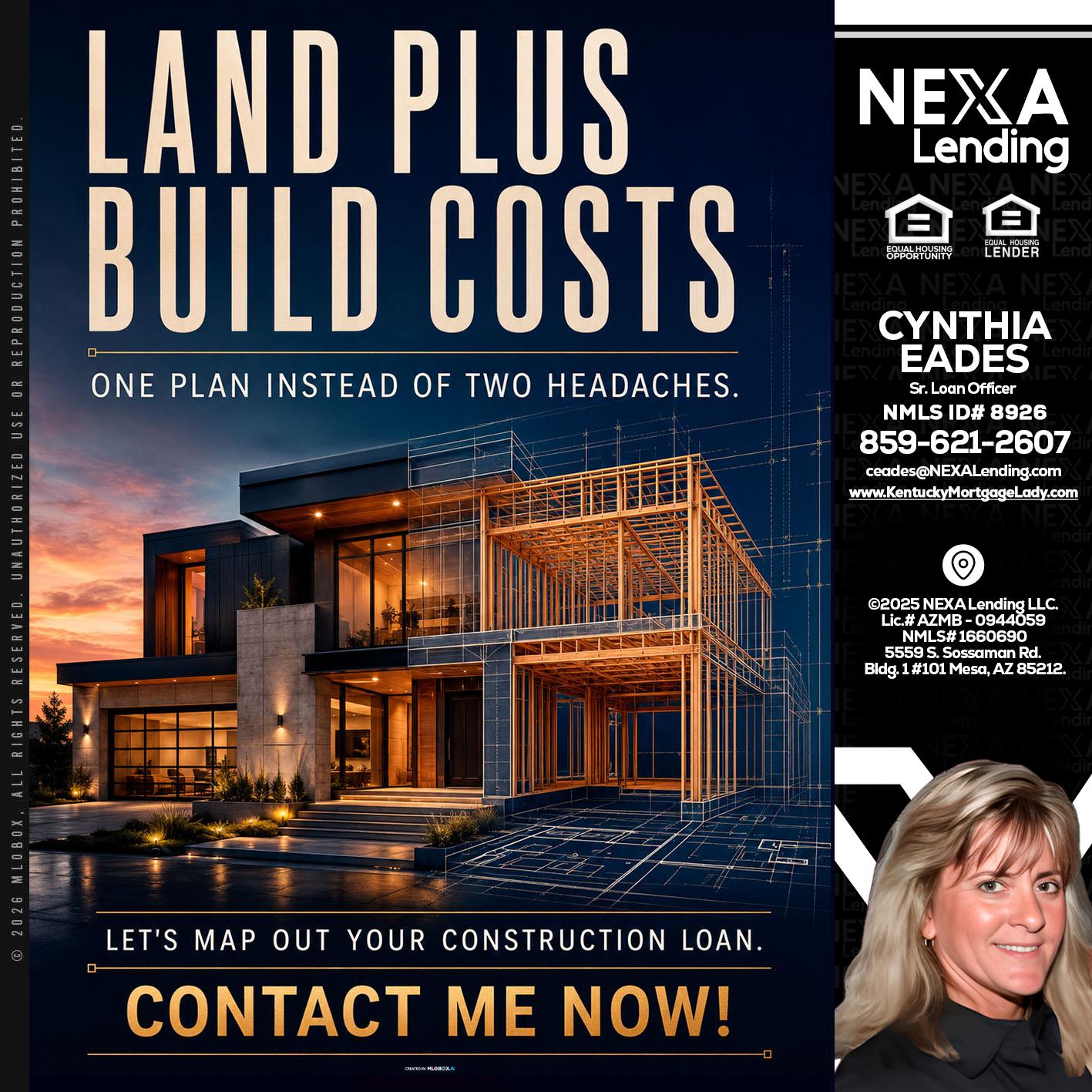LAND PLUS - Cynthia Eades -Sr. Loan Officer