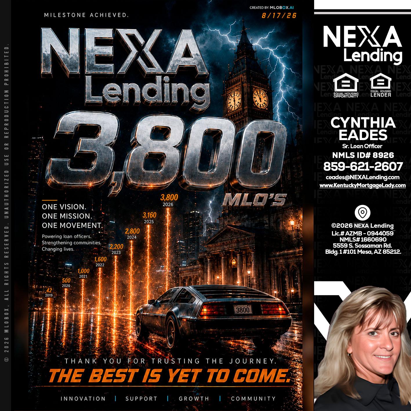 3800 future - Cynthia Eades -Sr. Loan Officer
